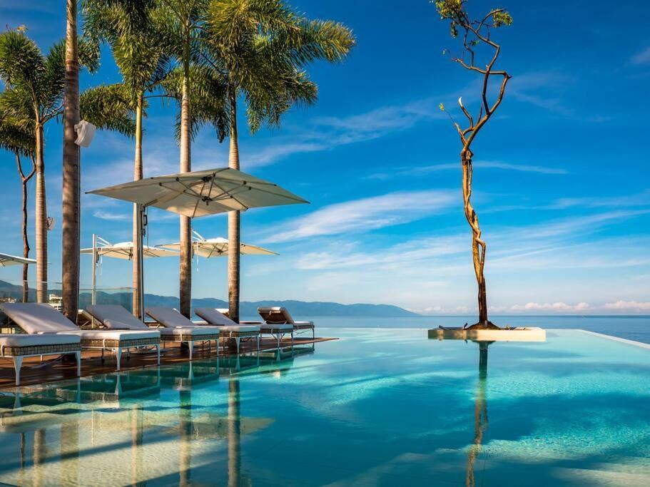 Luxury Oceanview Modern Condo Puerto Vallarta Exteriér fotografie